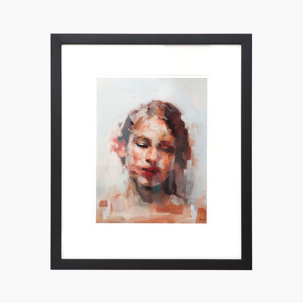 Mercer Slim Thin Black Modern Custom Frame | Framebridge added by Spoak Member