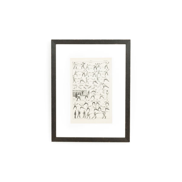 Wren distressed matte black finish with aged patina frame | Framebridge added by Lindsay Jones