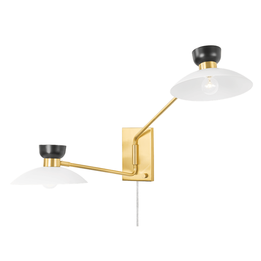 Whitley 2 Light Plug-In Sconce added by Serena Finnerty