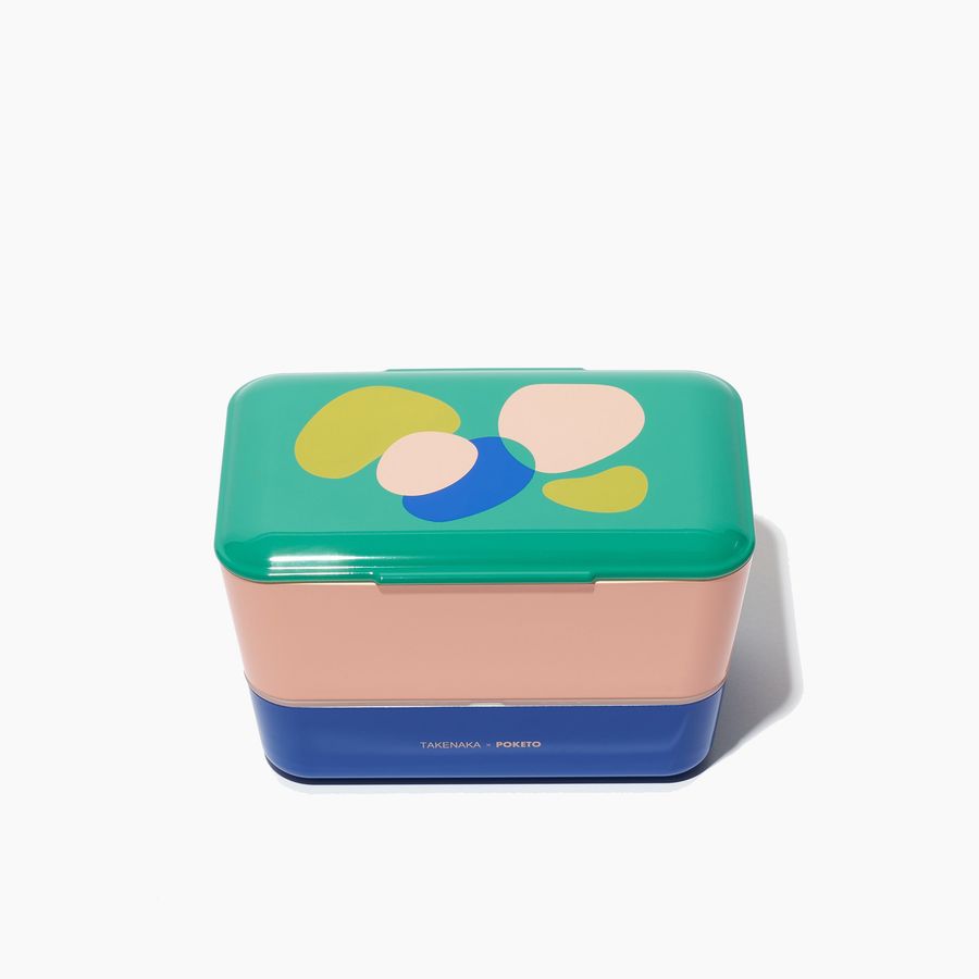 Bite Dual Bento Box in Pebble added by Spoak Member