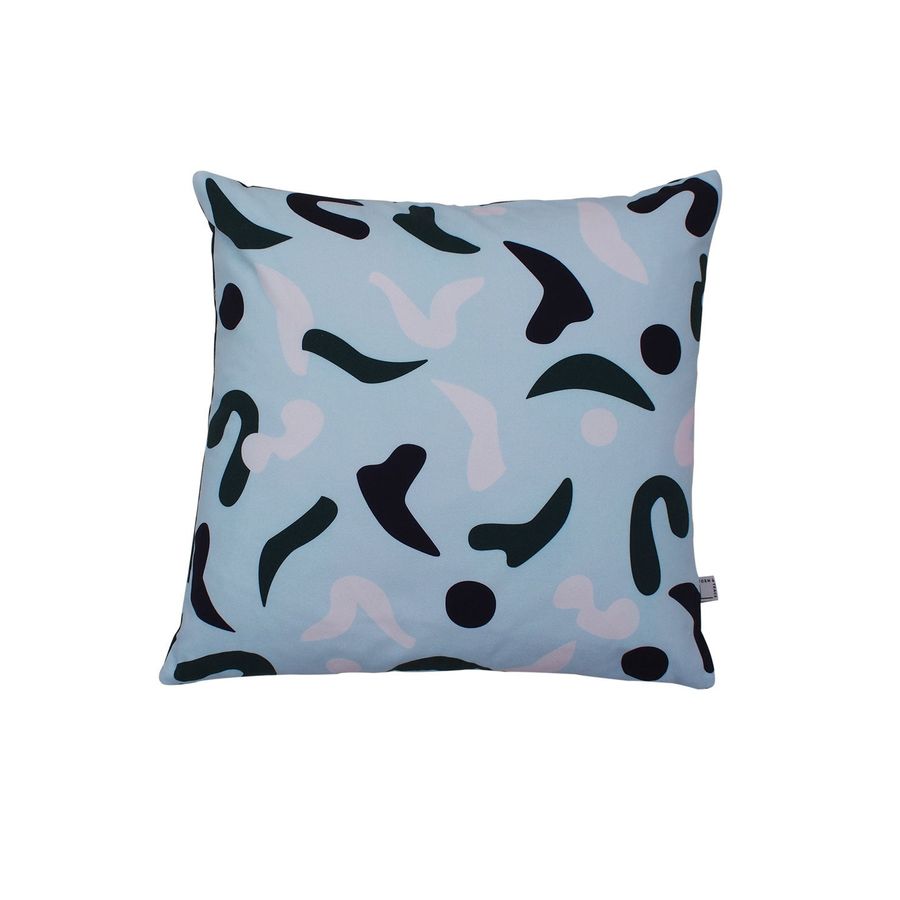 Dance Print Cushion - Blue / Green added by Spoak Member
