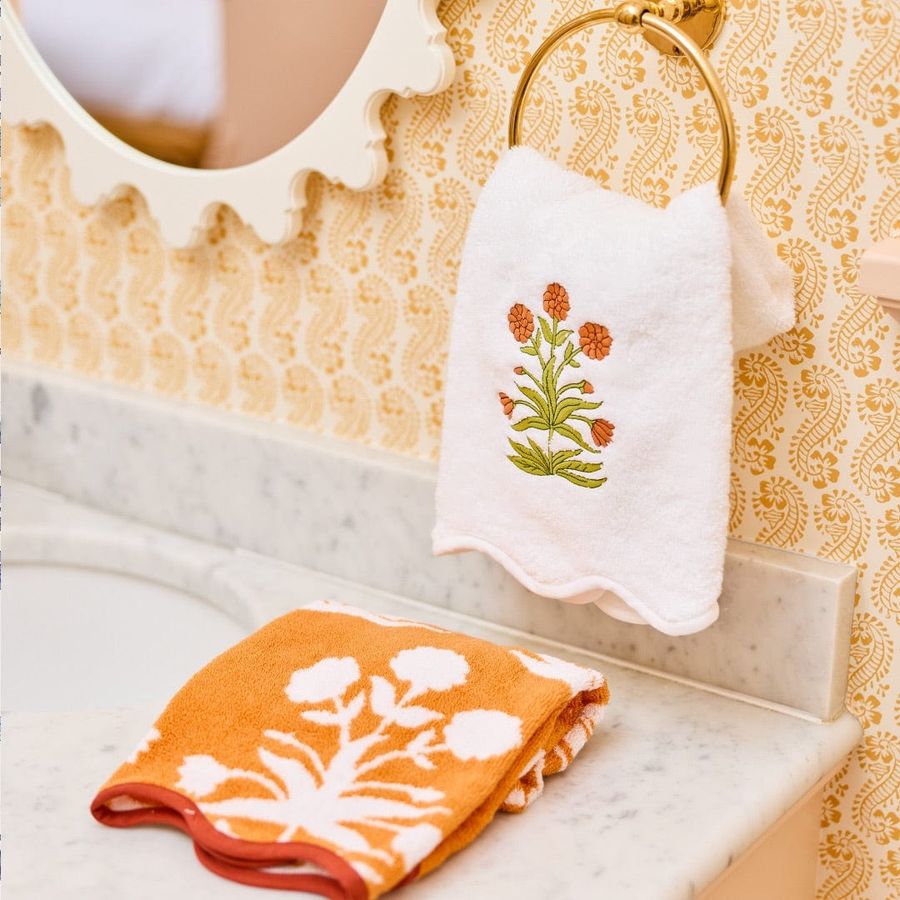 Molly Mahon x Weezie Embroidered Mughal Hand Towels (pair) added by Spoak Member