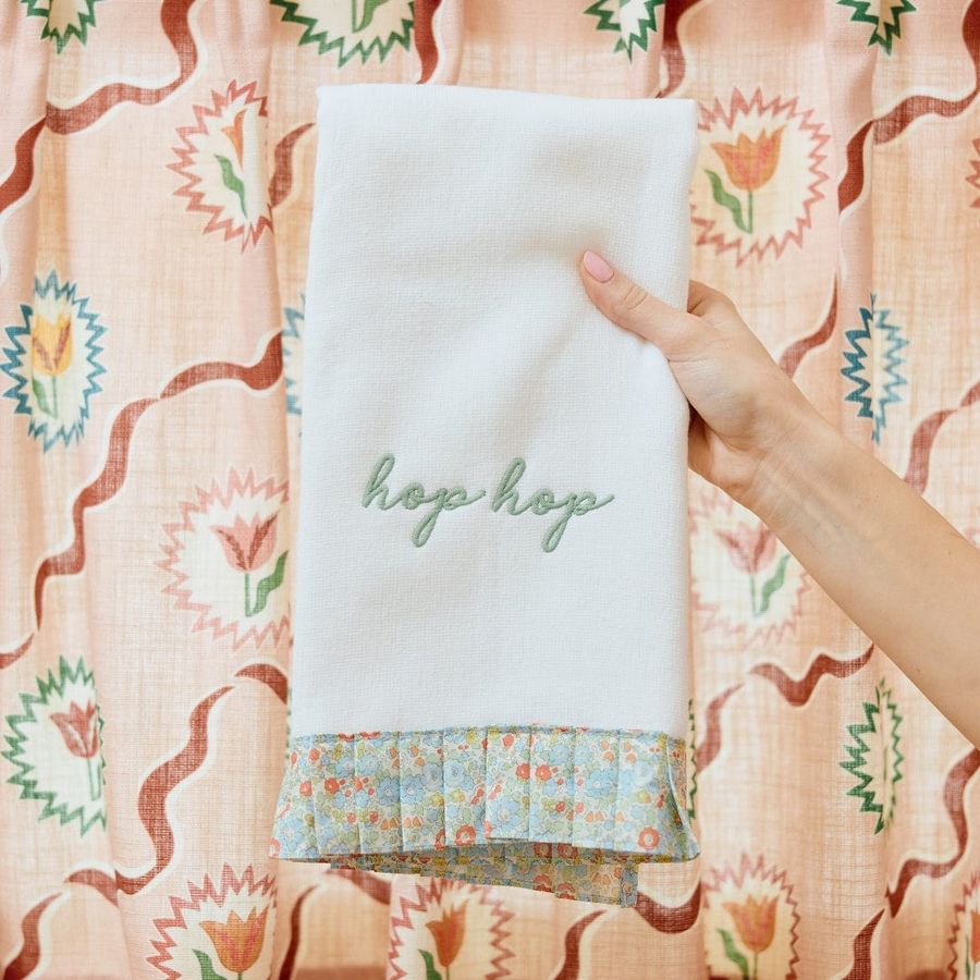 Powder Bath Towels pleated with Liberty London (pair) added by Spoak Member