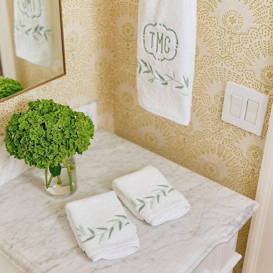 Willow Embroidered Washcloths (pair) added by Spoak Member