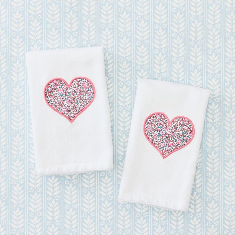 Liberty Heart Stitched Edge Powder Bath Towel added by Spoak Member