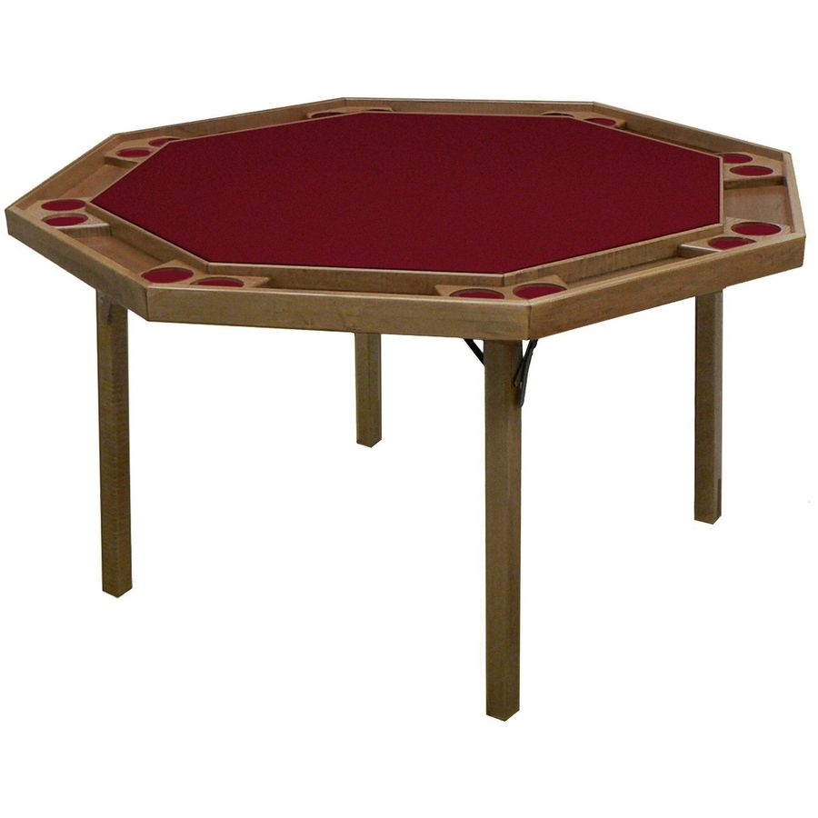 Kestell 57" Oak Contemporary Octagon Folding Poker Table added by Jen Stringfield