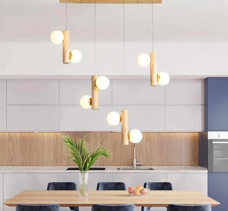 Prescott - Modern Wooden Bulb Chandelier added by Spoak Member