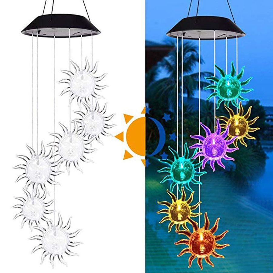 LED Solar Powered Wind Chime Lights added by Spoak Member