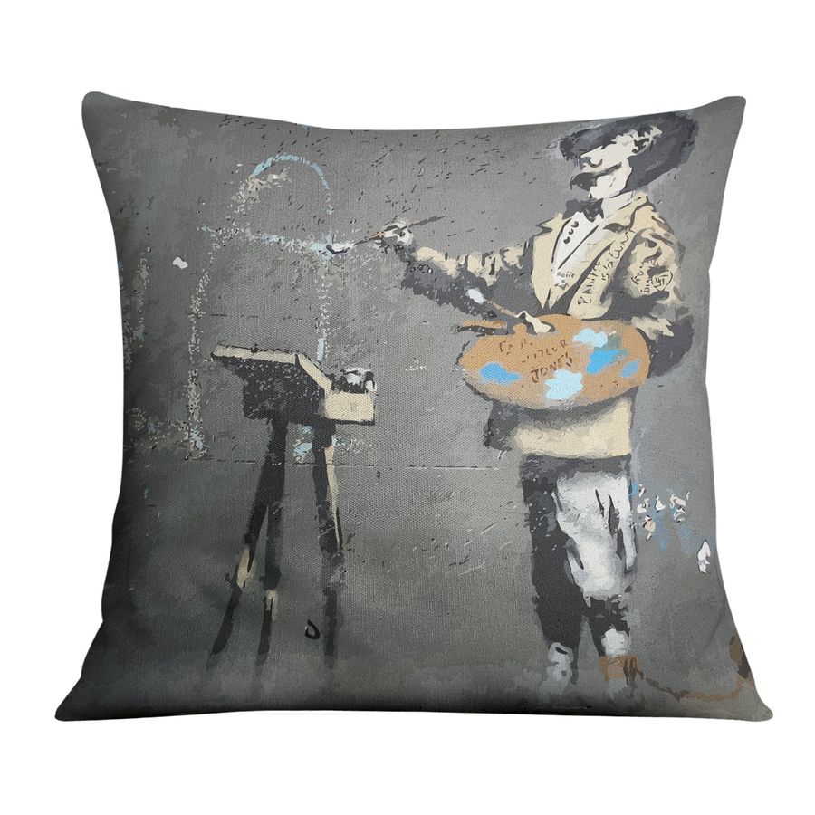 Banksy French Painter Cushion added by Spoak Member