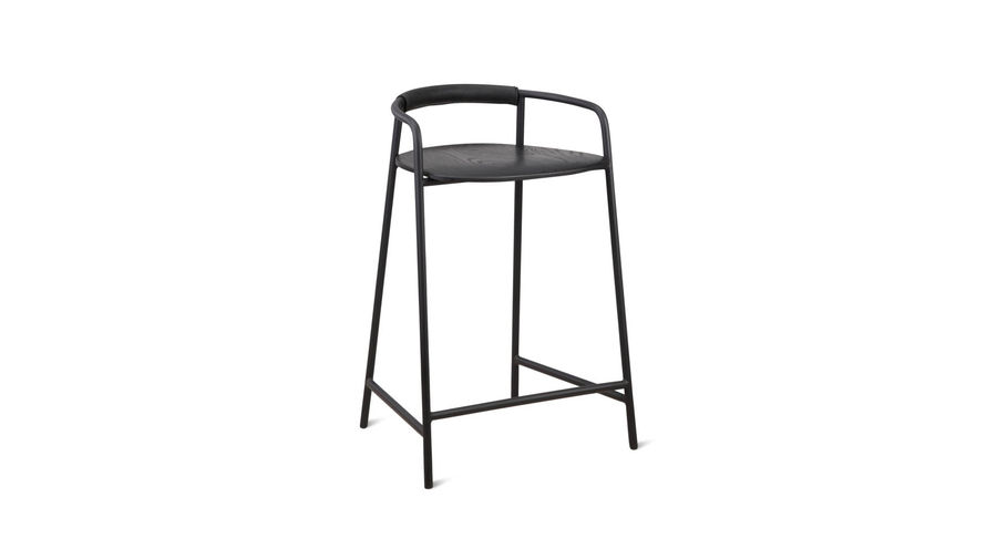 Slow Mornings Stool, Counter, Black/Black Metal added by Spoak Member