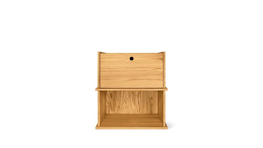 Keep Stacking Storage System 2-Piece, Open and Closed, White Oak added by Spoak Member