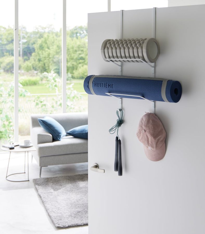 Over-the-Door Fitness Equipment Hanger - Steel added by Spoak Member