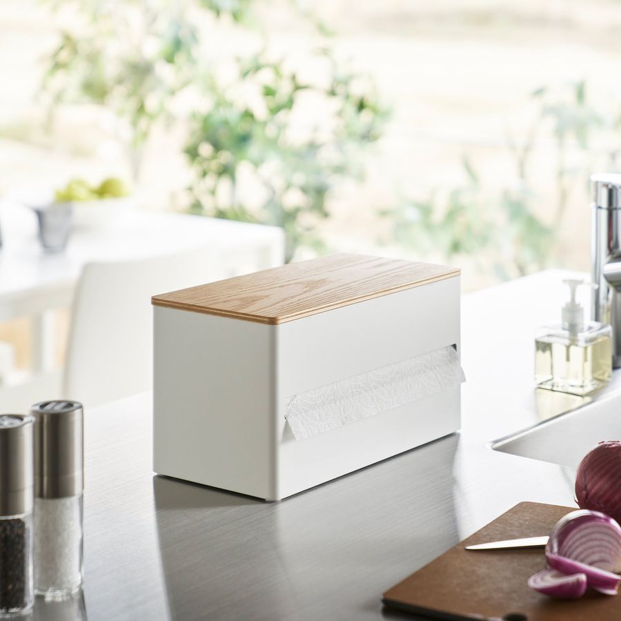 Paper Towel Dispenser - Steel + Wood added by Spoak Member