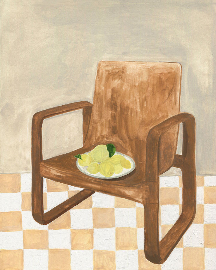 Isabelle Vandeplassche x Bed Threads 'Chair With Lemons' Print added by Spoak Member