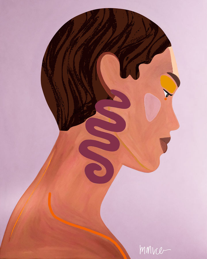 Mafalda Vasconcelos x Bed Threads 'Violet' Print added by Spoak Member