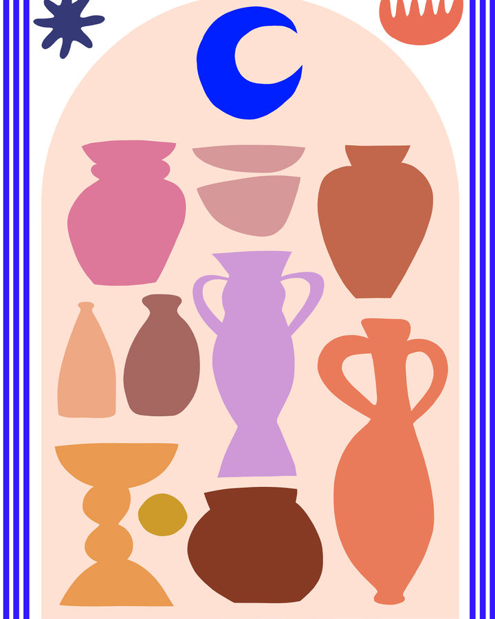 Xander Holliday x Bed Threads 'Clay Vessels' Print added by Spoak Member
