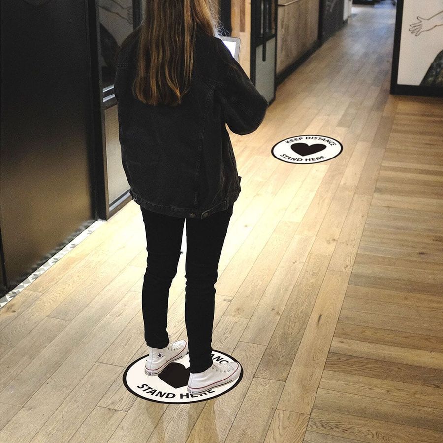 Social Distance Decals added by Spoak Member