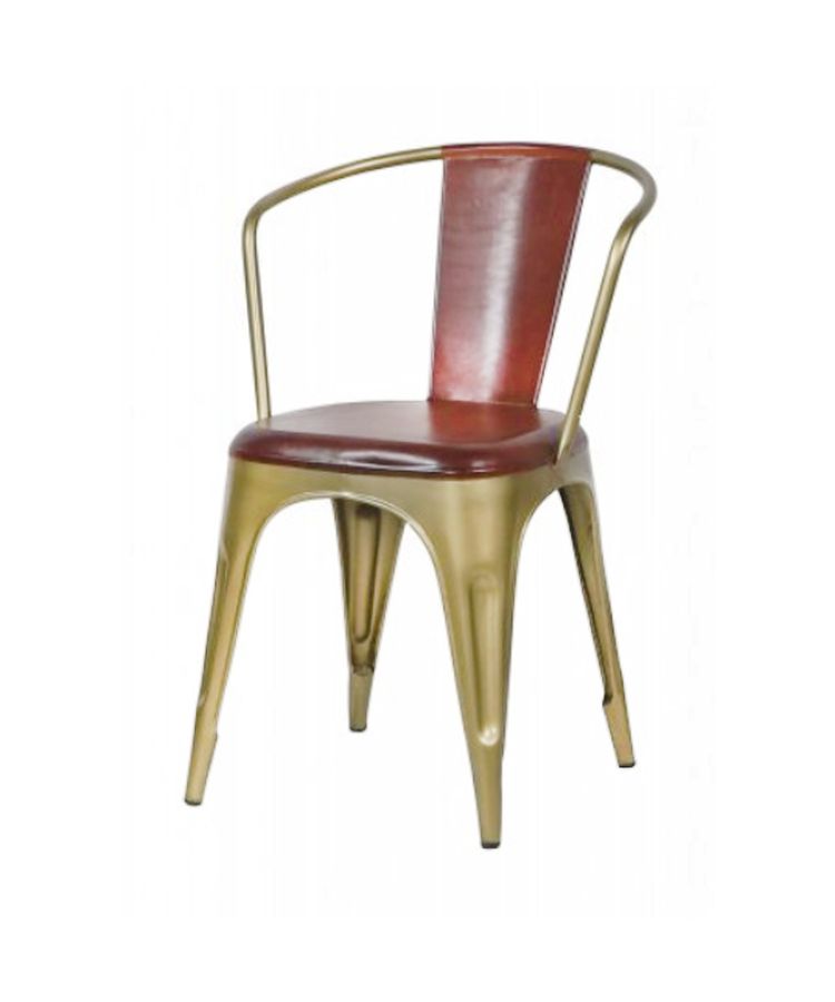 Leather & Brass Chair added by Spoak Member