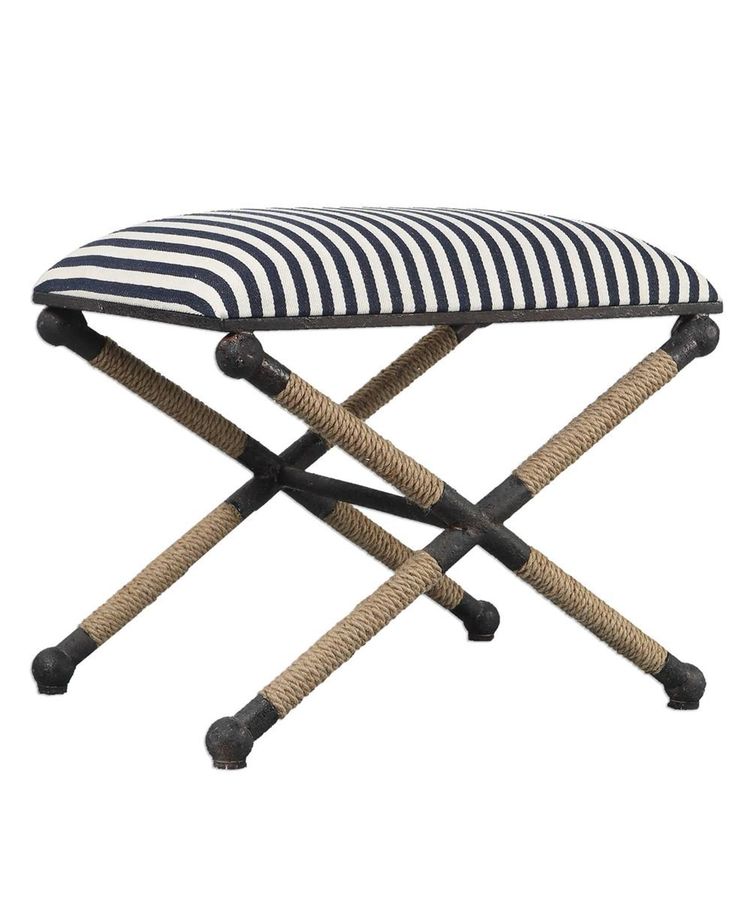 Navy Striped Ottoman added by Spoak Member