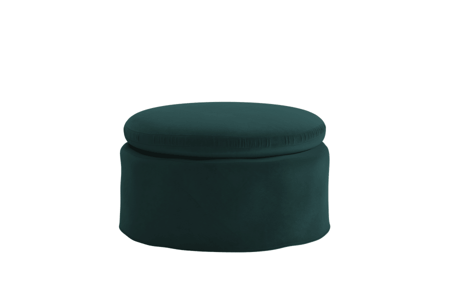 The Evergreen Ottoman in Recycled Velvet added by Spoak Member