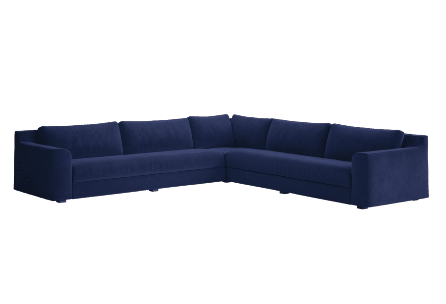 The Elevate 126" Corner Sectional in Recycled Velvet added by Spoak Member