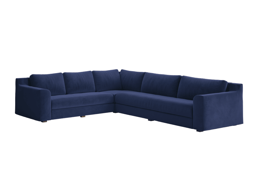 The Elevate Reversible L Sectional in Recycled Velvet added by Spoak Member