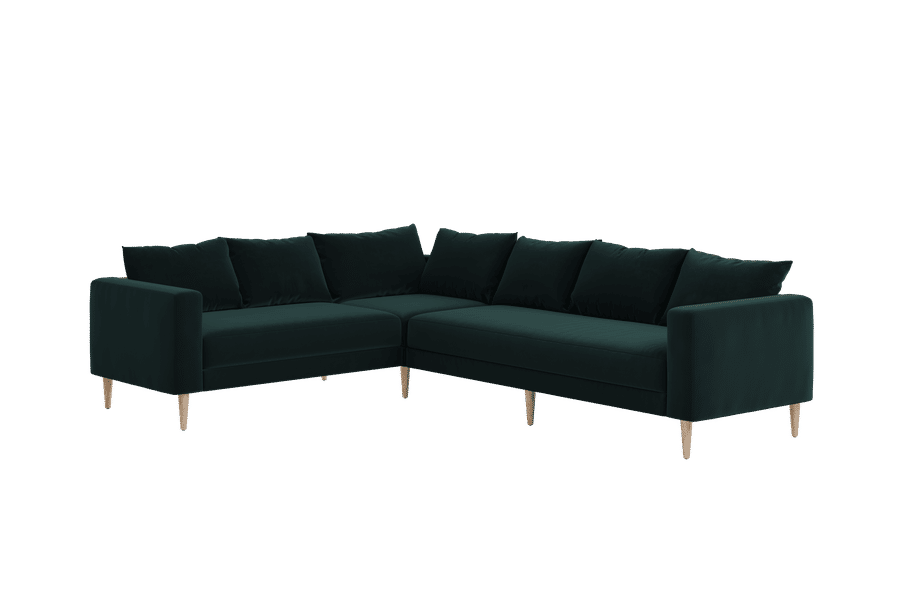 The Essential Corner Sectional (6 Seat) in Recycled Velvet added by Spoak Member