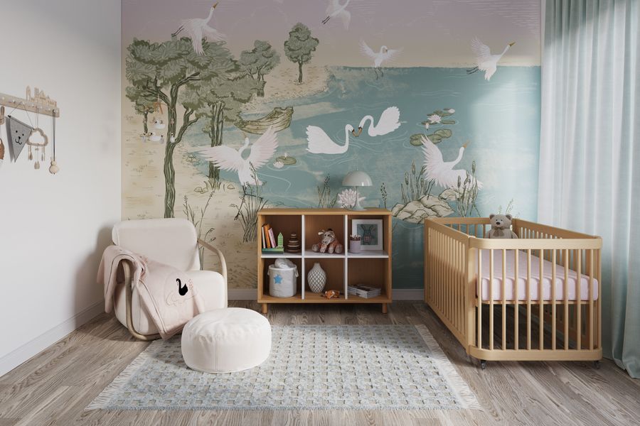 Swan Lake 4 Piece Nursery Set added by Spoak Member