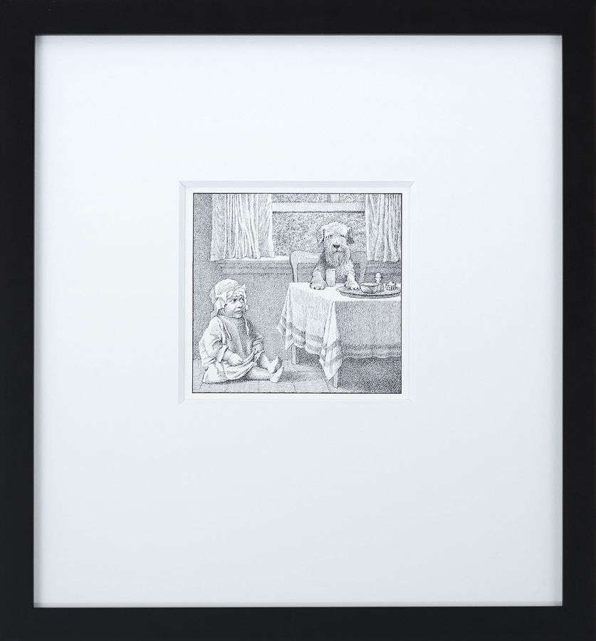Jenny at the Table by Maurice Sendak Framed Art Print - Special Edition added by Spoak Member