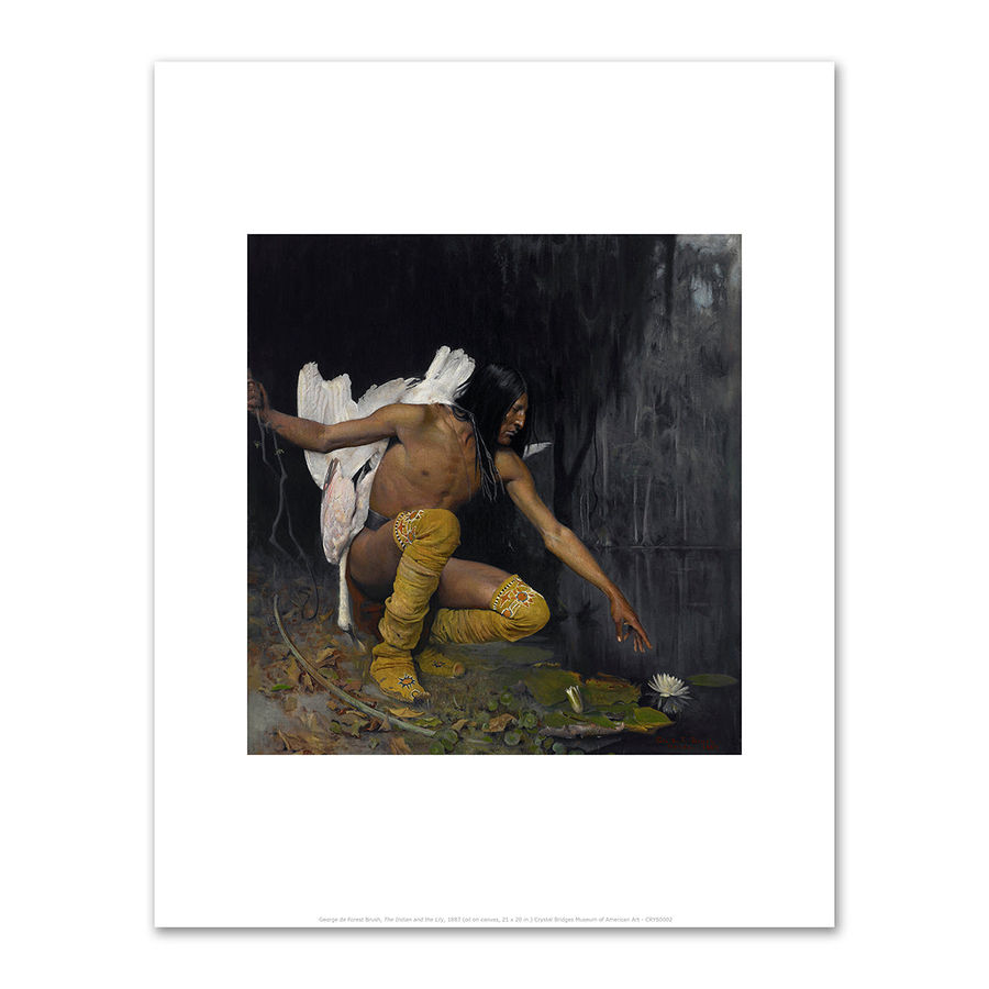 The Indian and the Lily by George de Forest Brush added by Spoak Member
