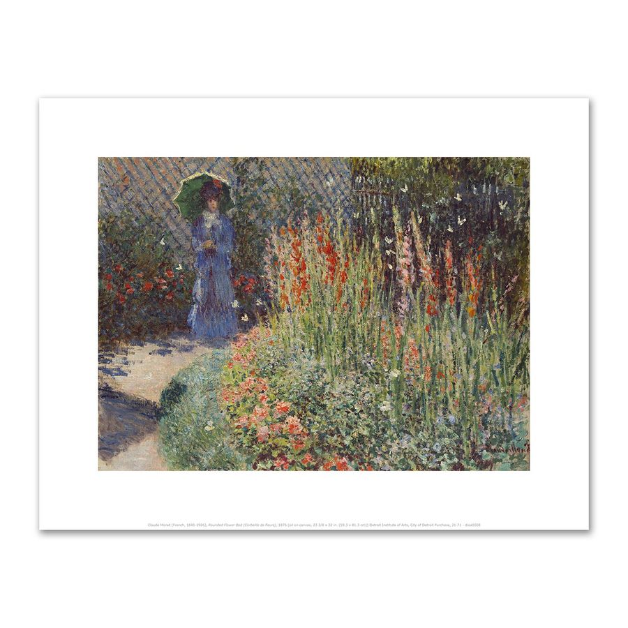Rounded Flower Bed (Corbeille de fleurs) by Claude Monet added by Spoak Member