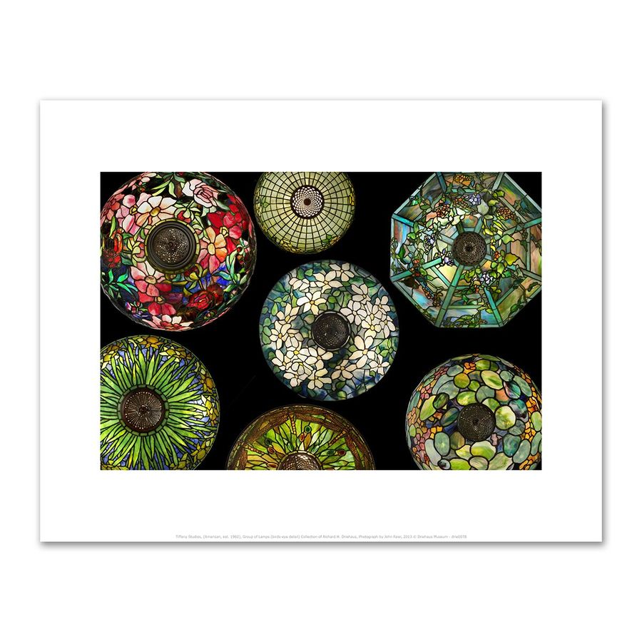 Group of Lamps (birds-eye detail) by Tiffany Studios added by Spoak Member