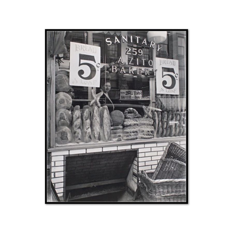 Bread Store, 229 Bleecker Street by Berenice Abbott Artblock added by Spoak Member