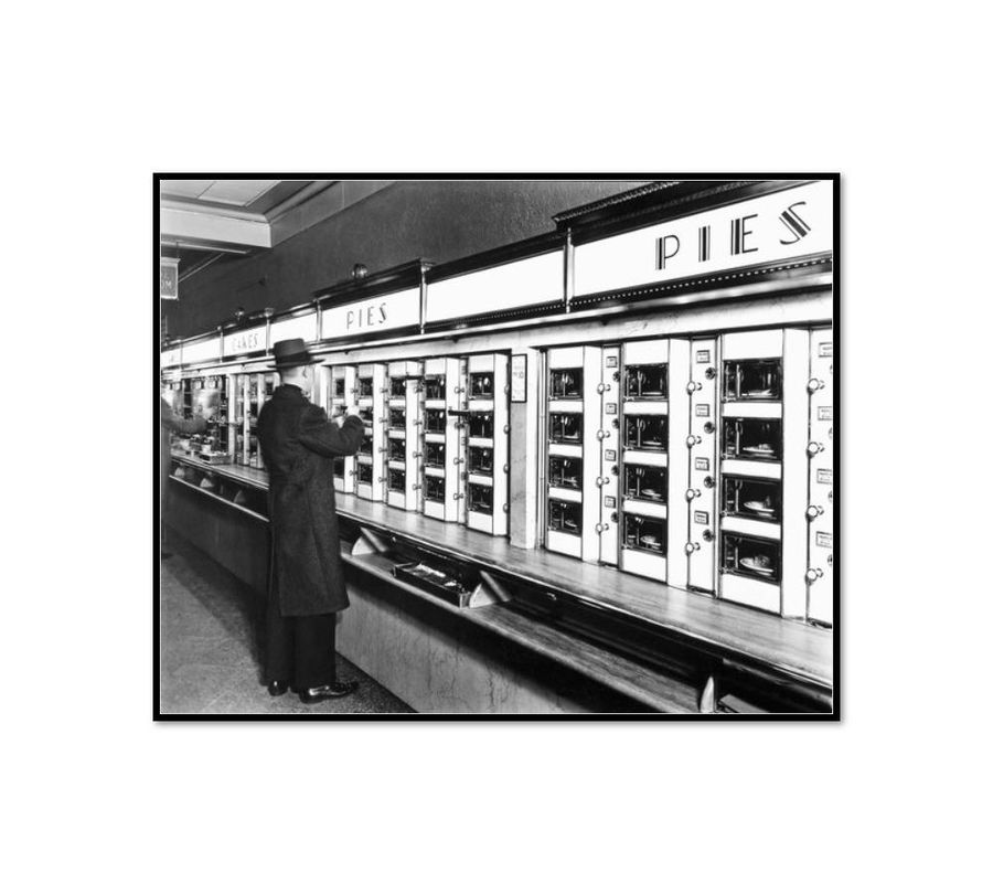 Automat, 977 Eighth Avenue, Manhattan by Berenice Abbott Artblock added by Spoak Member
