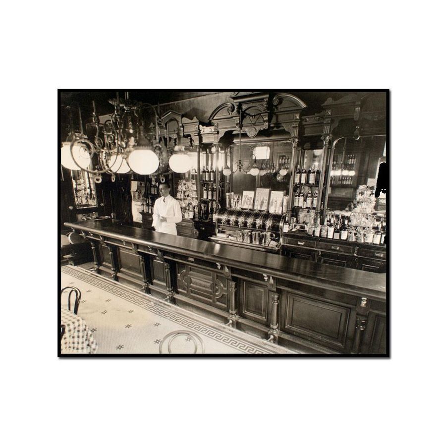 Billie's Bar, 56th Street and First Avenue, Manhattan by Berenice Abbott Artblock added by Spoak Member