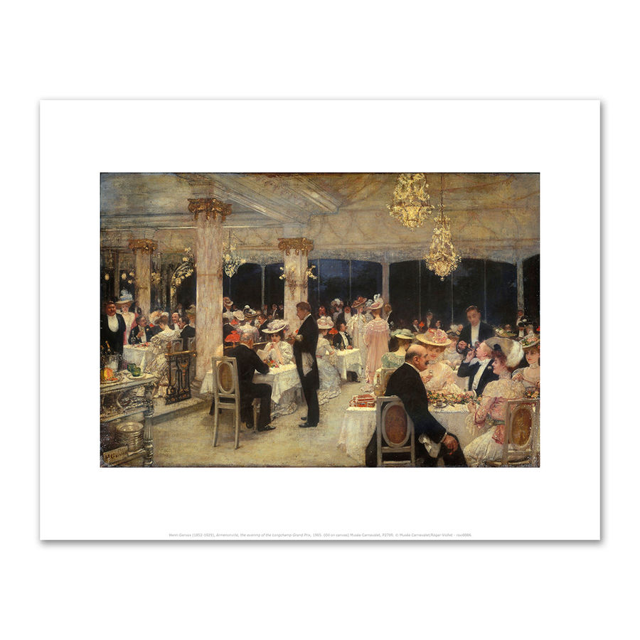 Armenonville, the Evening of the Longchamp Grand Prix by Henri Gervex added by Spoak Member