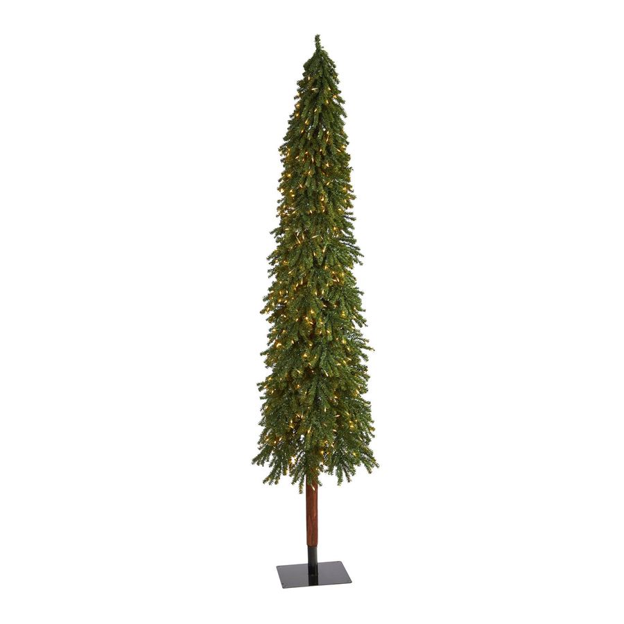 9’ Grand Alpine Artificial Christmas Tree with 600 Clear Lights and 1183 Branches on Natural Trunk added by Spoak Member
