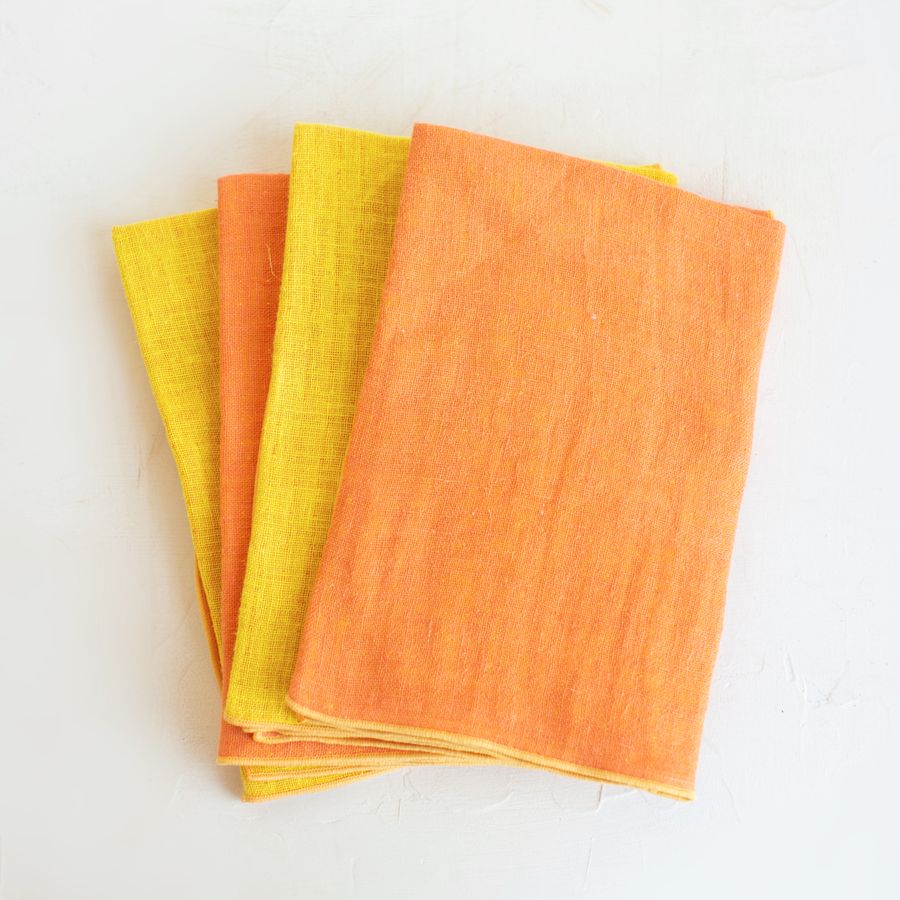 Creamsicle Linen Napkins, Set of 4 added by Spoak Member