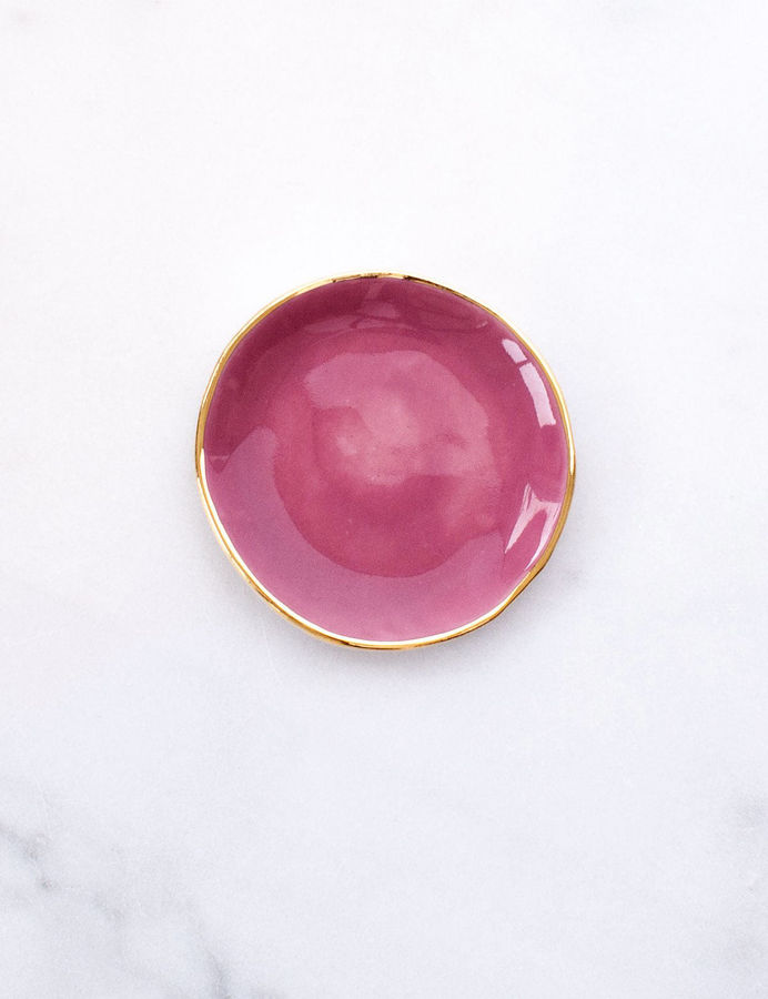 Ring Dish in Amaranth with Gold Rim added by Spoak Member