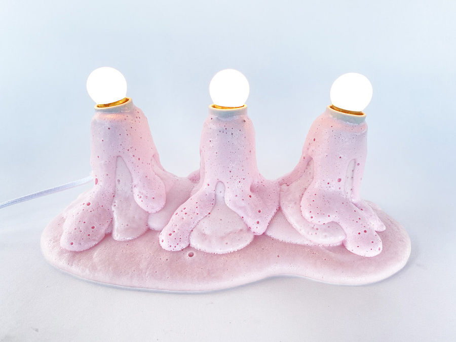 Tripple Pink Foam Lamp added by Spoak Member