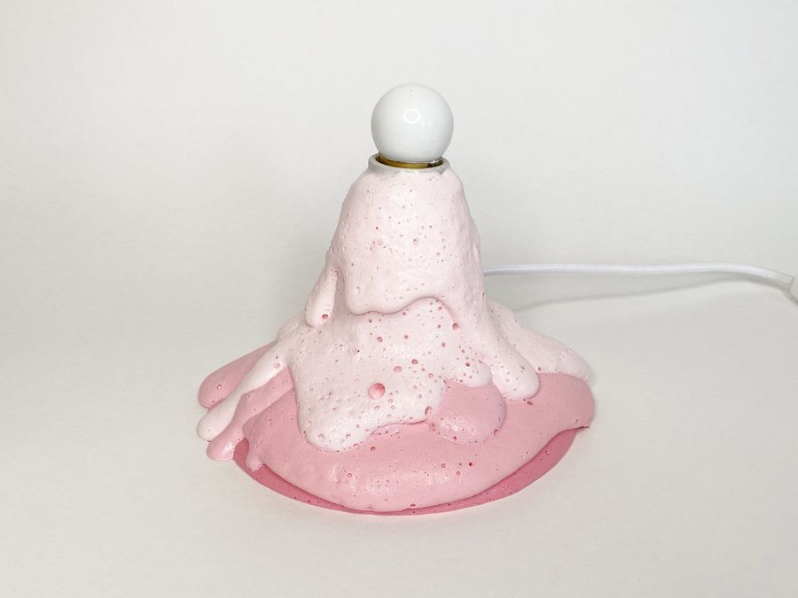 Pink Foam Lamp added by Spoak Member