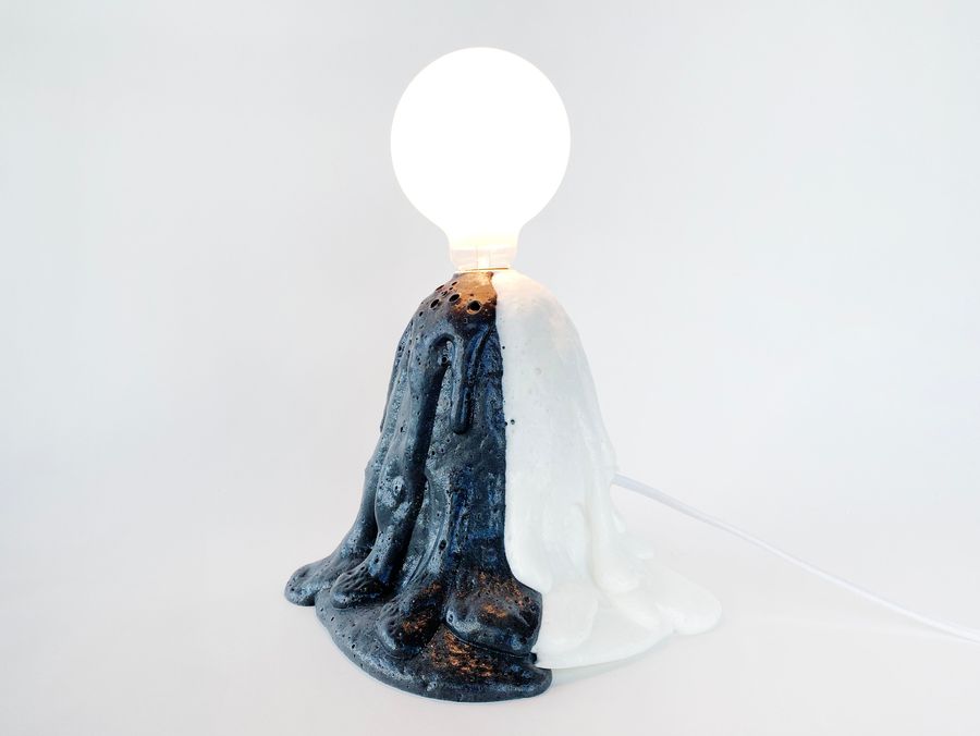 Large Black & White Foam Lamp added by Spoak Member