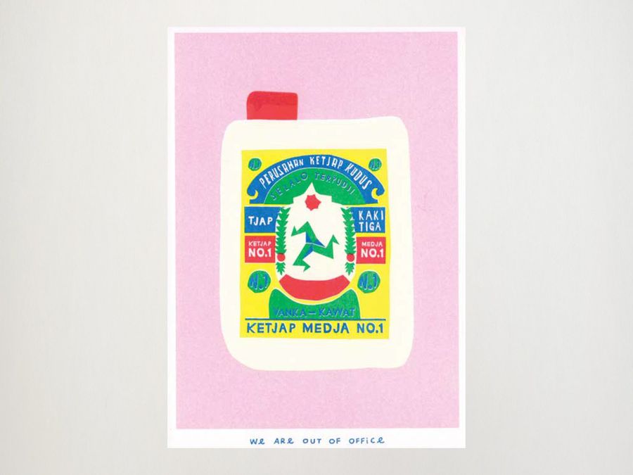 A Ketjap Kakitiga Container Risograph added by Spoak Member
