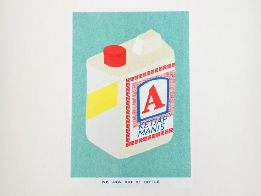 A Ketjap Manis Container Risograph added by Spoak Member