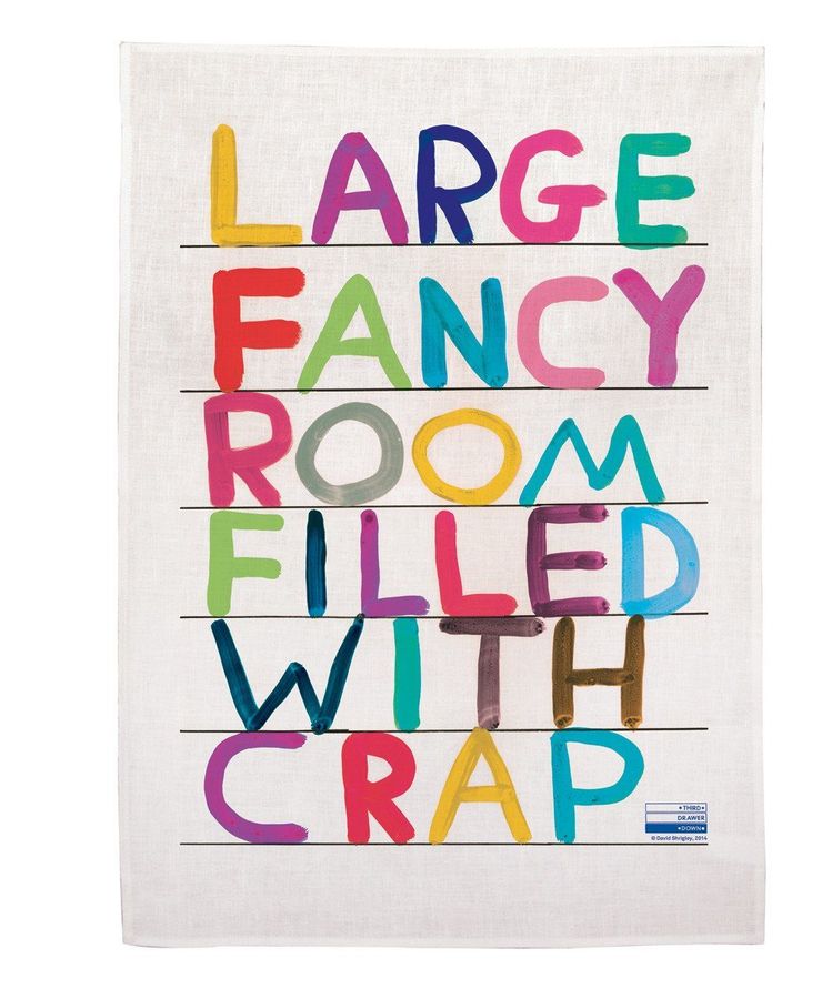 Fancy Room Tea Towel x David Shrigley added by Spoak Member
