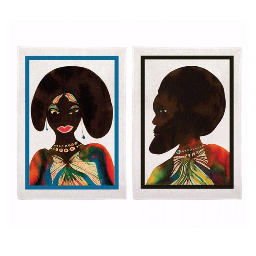 Afromuses Couple Tea Towels x Chris Ofili added by Spoak Member