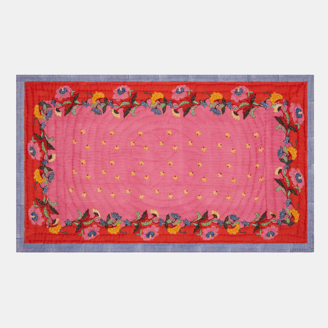 Indonesian Red Rose Quilt, junior added by Spoak Member