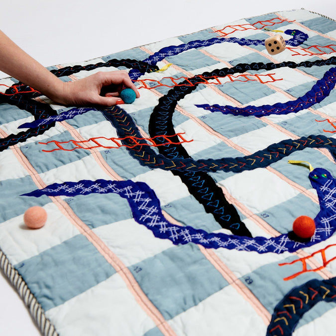 Snakes and Ladder Baby Quilt added by Spoak Member