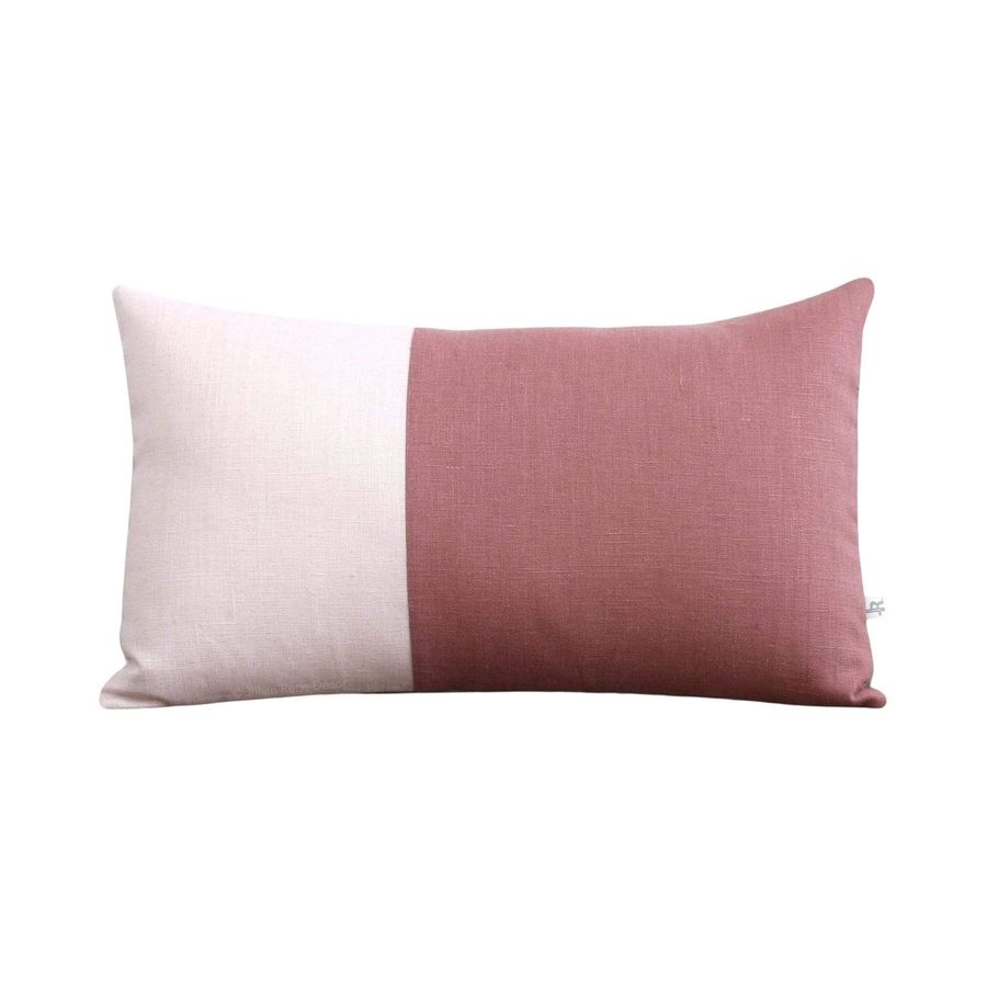 Monochromatic Colorblock Pillow - Pink added by Spoak Member