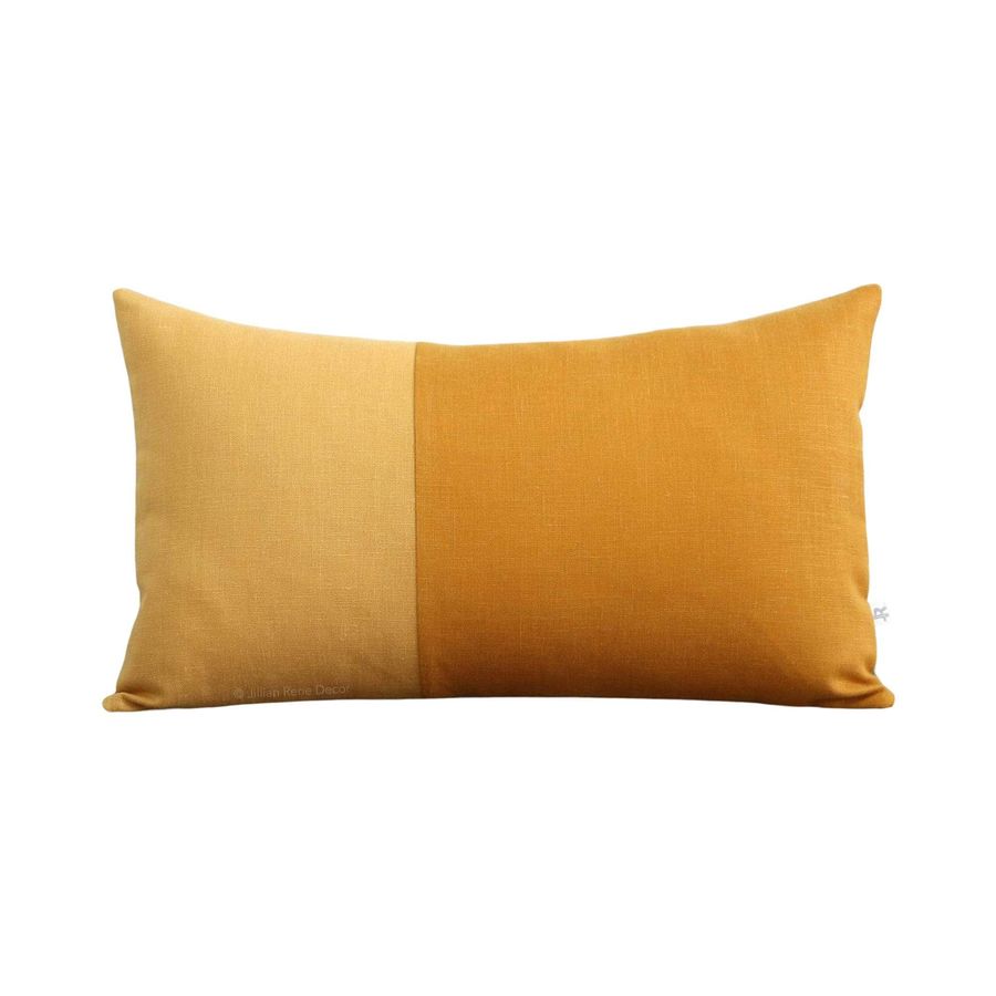 Monochromatic Colorblock Pillow - Yellow added by Spoak Member